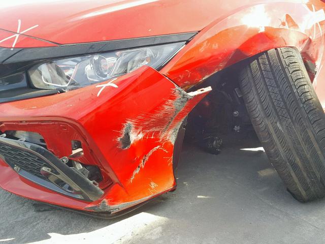 SHHFK7H72JU430306 - 2018 HONDA CIVIC EXL Qırmızı foto 9
