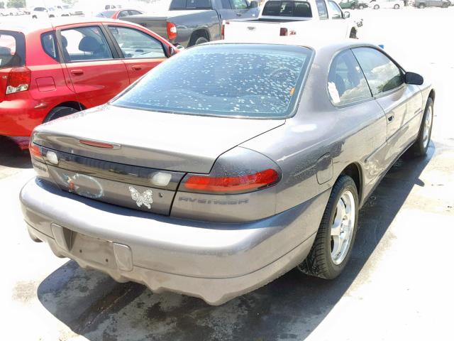 4B3AU42N9VE087190 - 1997 DODGE AVENGER GRAY photo 4