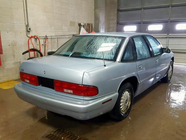 2G4WD52K4T1503349 - 1996 BUICK REGAL LIMI BLUE photo 4