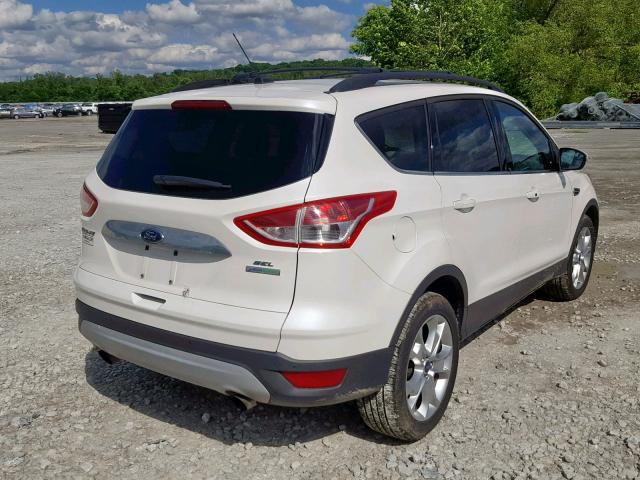 1FMCU0HX0DUD48782 - 2013 FORD ESCAPE SEL WHITE photo 4