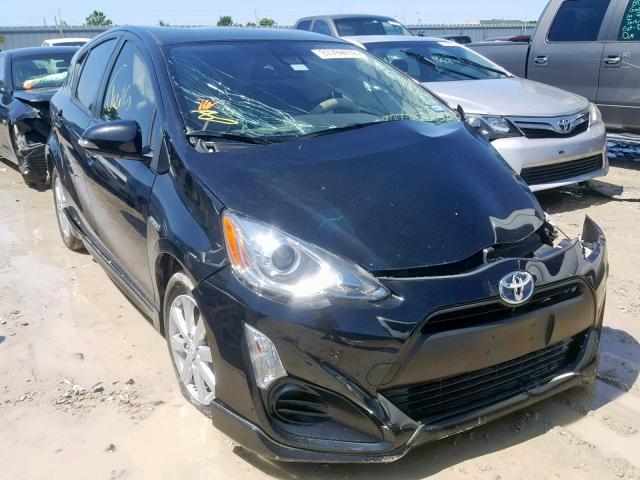 JTDKDTB39H1597080 - 2017 TOYOTA PRIUS C BLACK photo 1