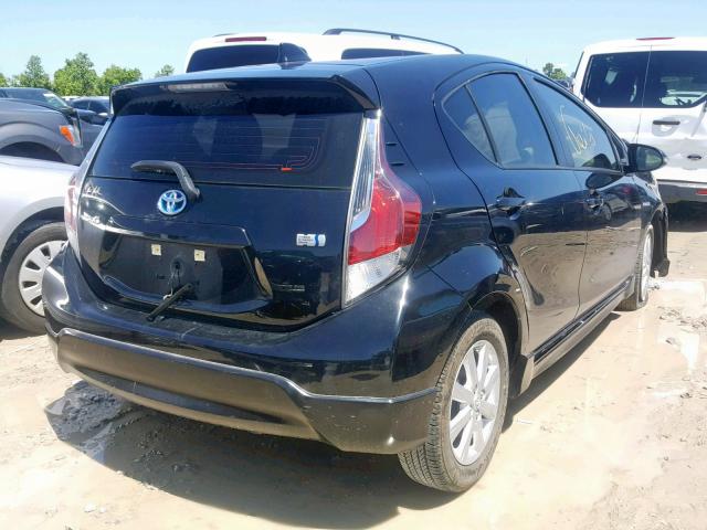 JTDKDTB39H1597080 - 2017 TOYOTA PRIUS C BLACK photo 4