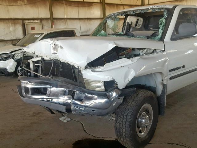 1B7KF23W5WJ179092 - 1998 DODGE RAM 2500 WHITE photo 9