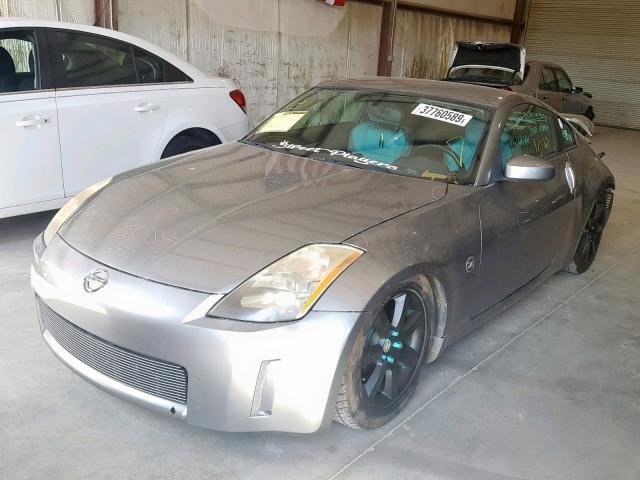 JN1AZ34E15M652212 - 2005 NISSAN 350Z COUPE SILVER photo 2