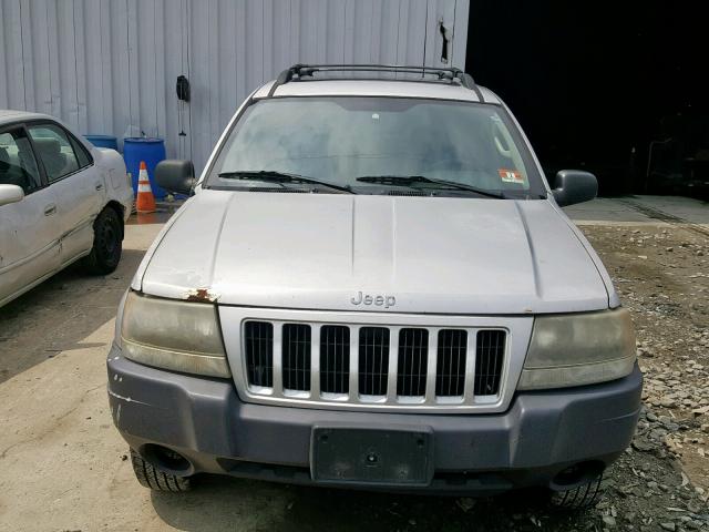 1J4GW48SX4C146432 - 2004 JEEP GRAND CHER SILVER photo 9