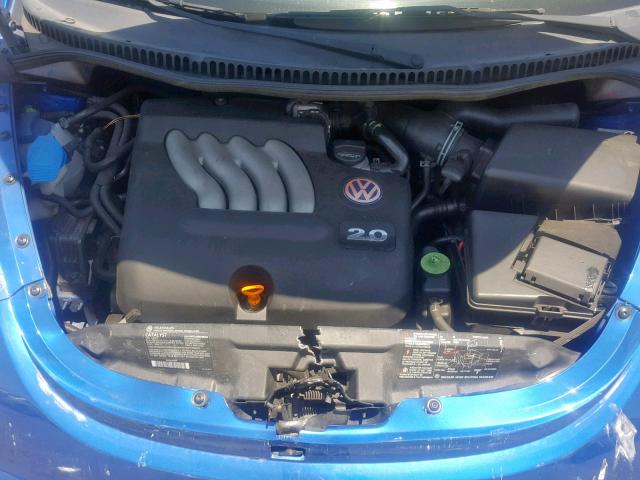 3VWCK21CX3M420990 - 2003 VOLKSWAGEN NEW BEETLE ლურჯი ფოტო 7