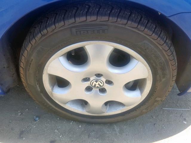 3VWCK21CX3M420990 - 2003 VOLKSWAGEN NEW BEETLE ლურჯი ფოტო 9