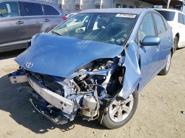 JTDKB20U477575303 - 2007 TOYOTA PRIUS BLUE photo 2