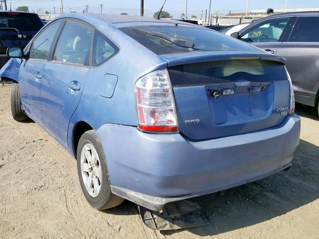 JTDKB20U477575303 - 2007 TOYOTA PRIUS BLUE photo 3