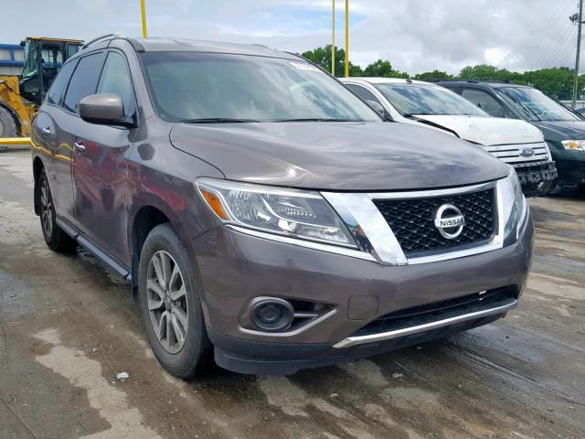 5N1AR2MN1EC647567 - 2014 NISSAN PATHFINDER GRAY photo 1