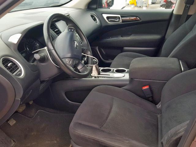 5N1AR2MN1EC647567 - 2014 NISSAN PATHFINDER GRAY photo 5