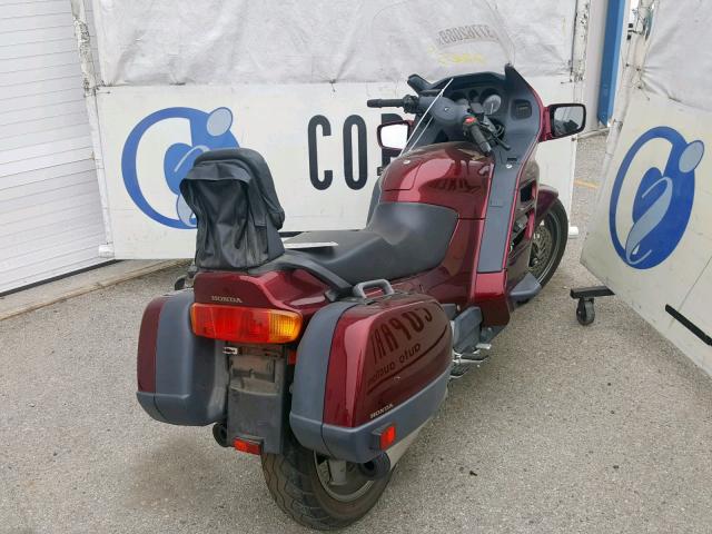 JH2SC26192M200003 - 2002 HONDA ST1100 BURGUNDY photo 4