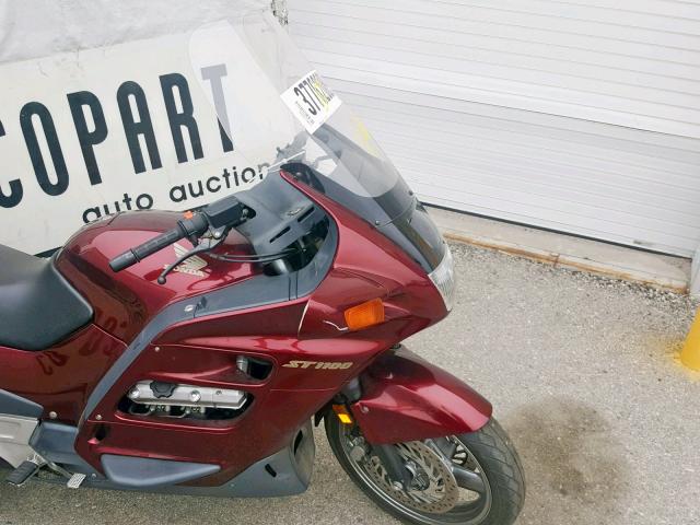 JH2SC26192M200003 - 2002 HONDA ST1100 BURGUNDY photo 5