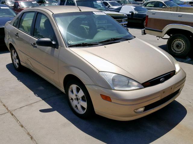 1FAFP38301W182213 - 2001 FORD FOCUS ZTS GOLD photo 1