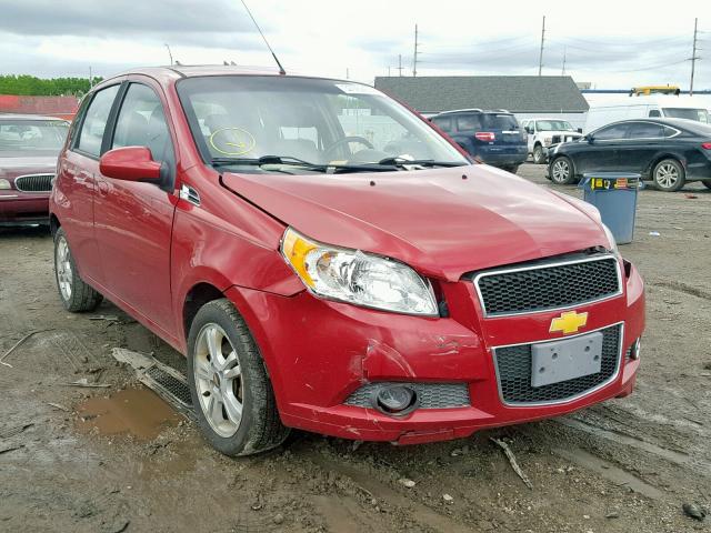 KL1TG6DE0BB225258 - 2011 CHEVROLET AVEO LT RED photo 1