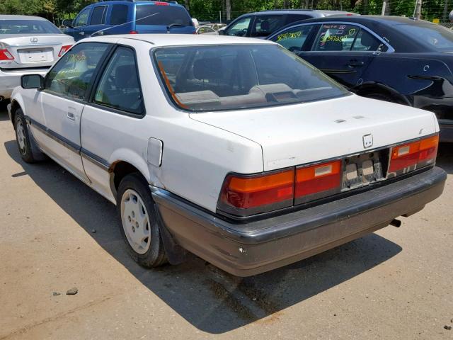 1HGCA6286KA056300 - 1989 HONDA ACCORD LXI WHITE photo 3