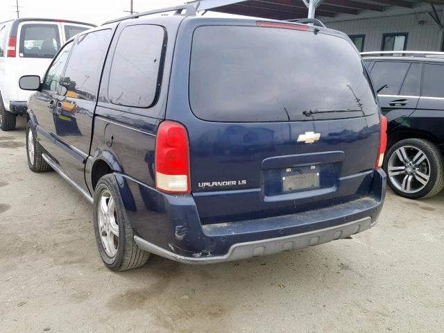 1GNDV23L95D222354 - 2005 CHEVROLET UPLANDER L 蓝色 照片 3