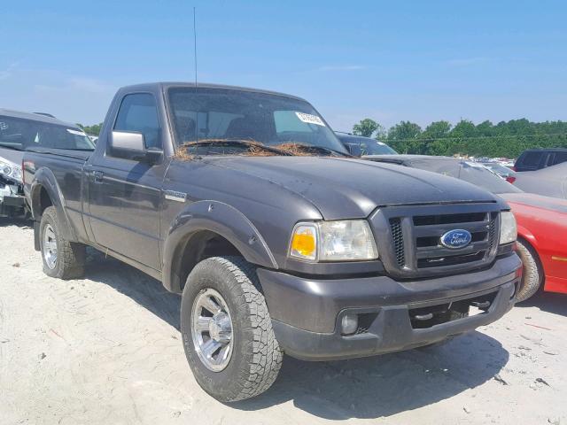 1FTYR11U67PA07407 - 2007 FORD RANGER GRAY photo 1