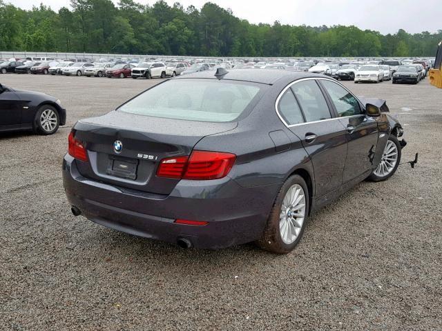 WBAFR7C52BC804962 - 2011 BMW 535 I GRAY photo 4