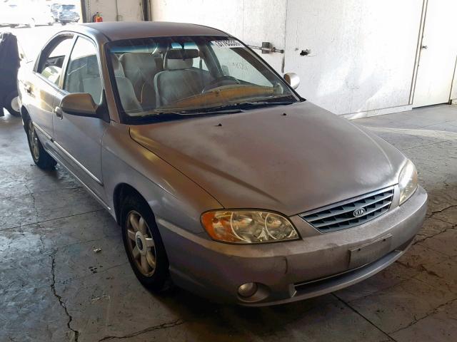 KNAFB121745313617 - 2004 KIA SPECTRA BA TAN photo 1