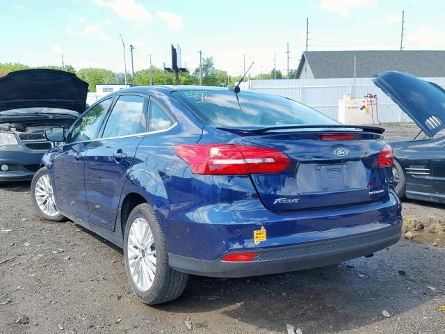 1FADP3J21HL228555 - 2017 FORD FOCUS TITA BLUE photo 3