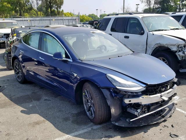 5YJ3E1EB3JF112583 - 2018 TESLA MODEL 3 BLUE photo 1