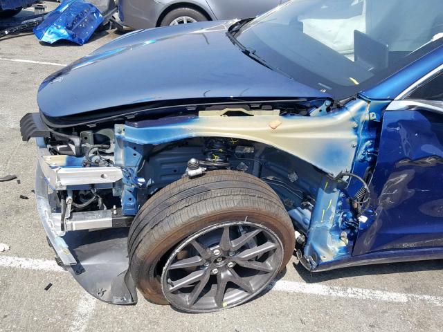 5YJ3E1EB3JF112583 - 2018 TESLA MODEL 3 BLUE photo 9