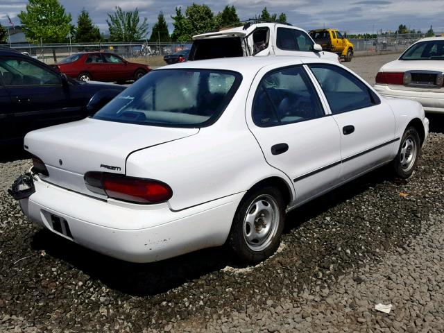 1Y1SK5362PZ043367 - 1993 GEO PRIZM BASE WHITE photo 4