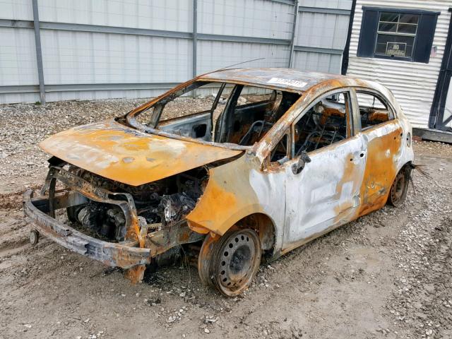 KNADN5A35D6146466 - 2013 KIA RIO EX BURN photo 2