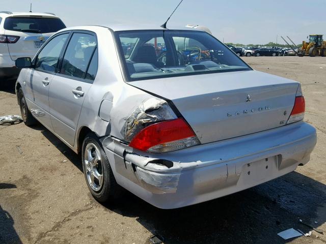 JA3AJ26E52U057711 - 2002 MITSUBISHI LANCER ES SILVER photo 3