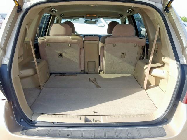 JTEDS41A092077183 - 2009 TOYOTA HIGHLANDER GOLD photo 9