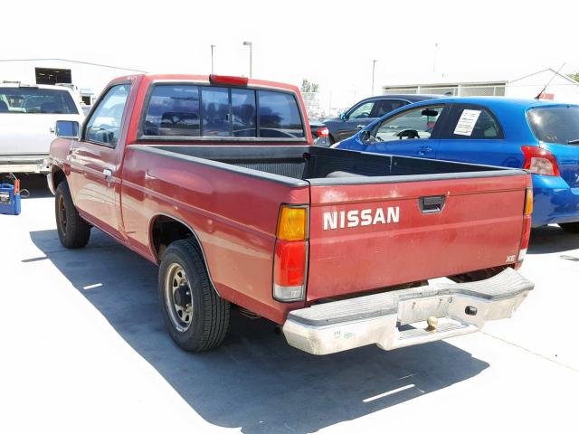 1N6SD11S5RC376155 - 1994 NISSAN TRUCK BASE RED photo 3