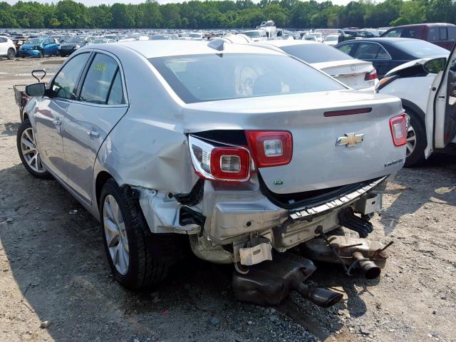 1G11F5SLXFF209123 - 2015 CHEVROLET MALIBU LTZ ვერცხლისფერი ფოტო 3