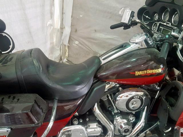 1HD1KEM18AB627614 - 2010 HARLEY-DAVIDSON FLHTK RED photo 5