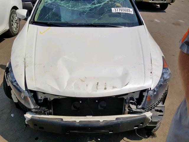 1HGCP36828A041325 - 2008 HONDA ACCORD EXL WHITE photo 7