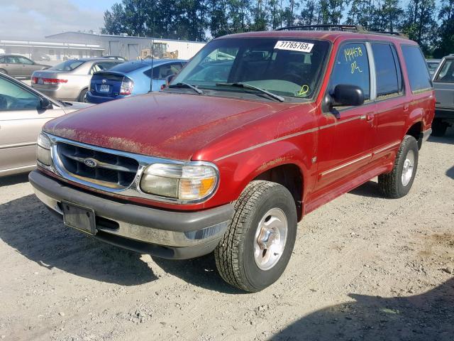 1FMZU35P7WUA79201 - 1998 FORD EXPLORER RED photo 2