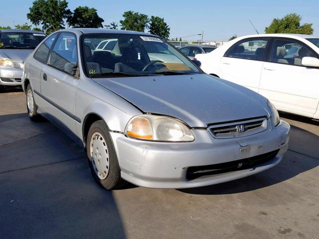 1HGEJ6221VL085121 - 1997 HONDA CIVIC DX SILVER photo 1