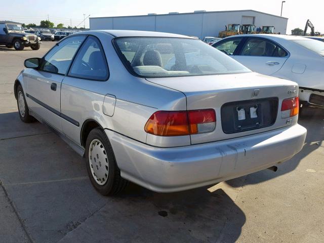 1HGEJ6221VL085121 - 1997 HONDA CIVIC DX SILVER photo 3