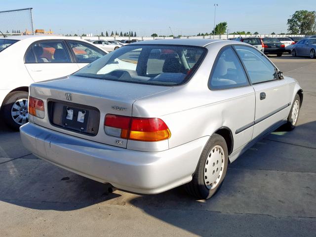 1HGEJ6221VL085121 - 1997 HONDA CIVIC DX SILVER photo 4