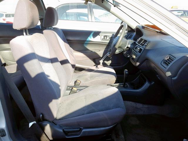 1HGEJ6221VL085121 - 1997 HONDA CIVIC DX SILVER photo 5