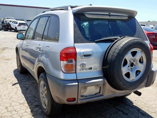 JTEGH20V010025234 - 2001 TOYOTA RAV4 SILVER photo 3