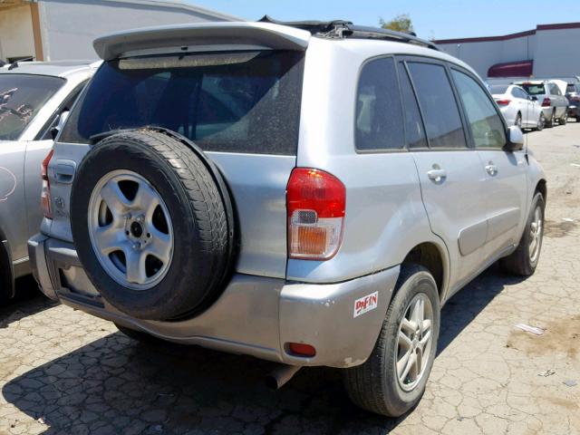 JTEGH20V010025234 - 2001 TOYOTA RAV4 SILVER photo 4