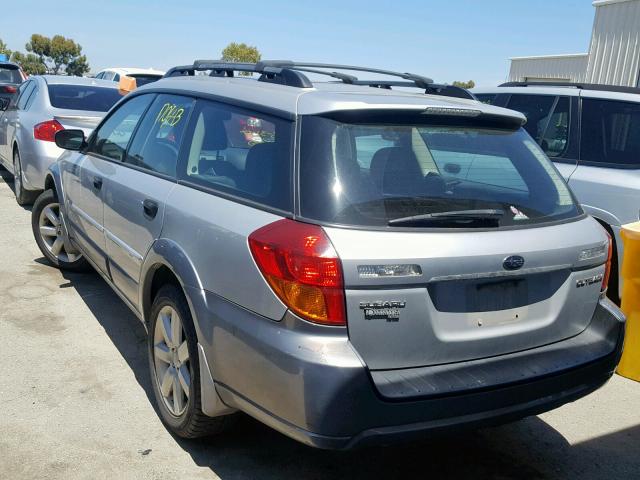 4S4BP61C577329015 - 2007 SUBARU LEGACY OUT SILVER photo 3