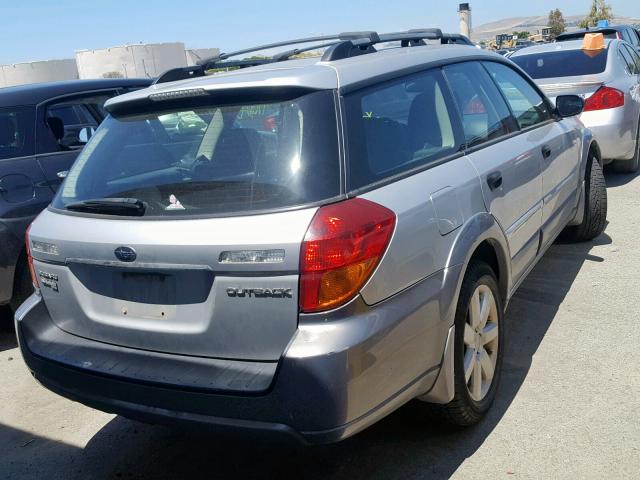 4S4BP61C577329015 - 2007 SUBARU LEGACY OUT SILVER photo 4