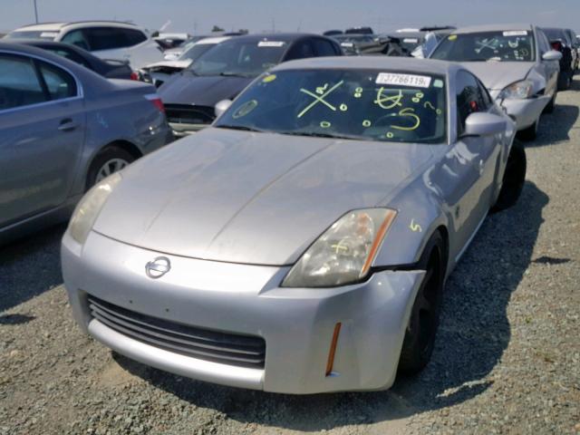 JN1AZ34D14T163420 - 2004 NISSAN 350Z COUPE SILVER photo 2