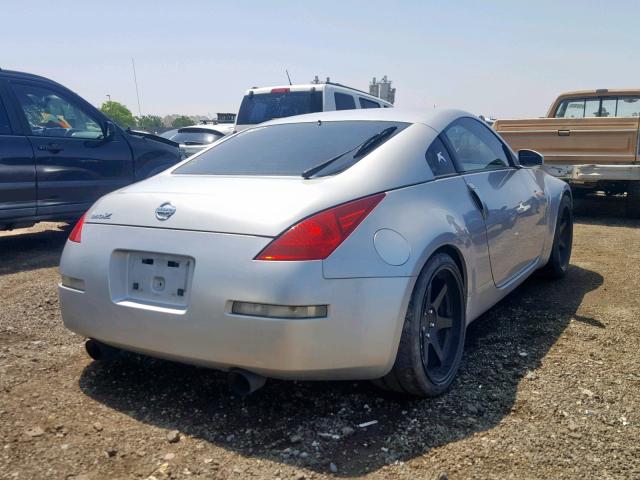 JN1AZ34D14T163420 - 2004 NISSAN 350Z COUPE SILVER photo 4