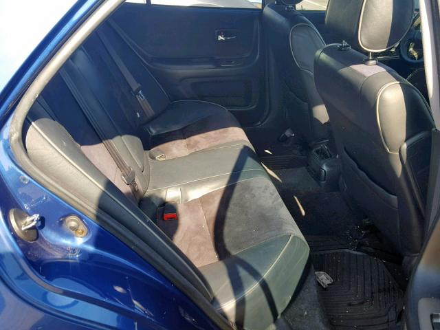 JTHBD192530079451 - 2003 LEXUS IS 300 BLUE photo 6