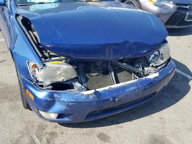 JTHBD192530079451 - 2003 LEXUS IS 300 BLUE photo 9