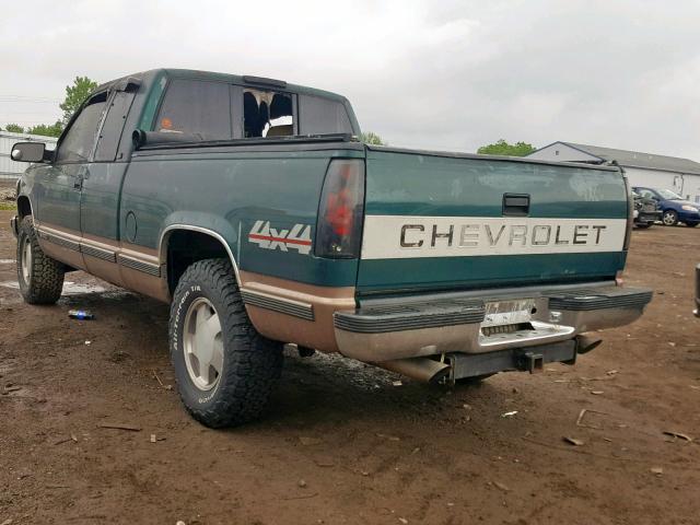 1GCEK19RXTE111363 - 1996 CHEVROLET GMT-400 K1 GREEN photo 3