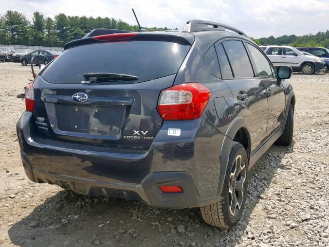 JF2GPAKCXD2813977 - 2013 SUBARU XV CROSSTR BLACK photo 4